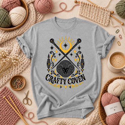 Crafty Coven Ram T-Shirt - Athletic Heather