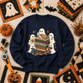 Cute Ghosts Holding Fabric Stack Long Sleeve