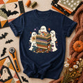 Cute Ghosts Holding Fabric Stack T-Shirt
