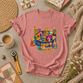 Cute Mice In Sewing Tin With Thread Spools T-Shirt