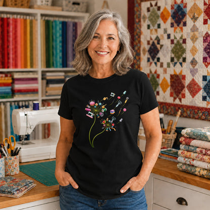 Dandelion Sewing Supplies T-shirt