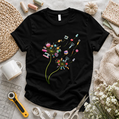 Dandelion Sewing Supplies T-shirt
