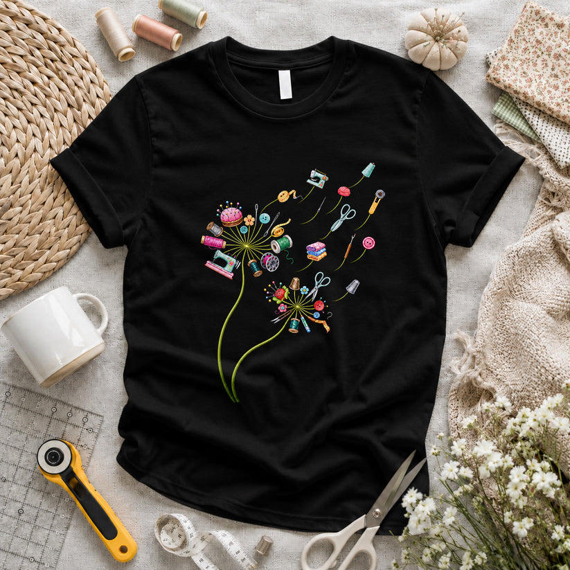 Dandelion Sewing Supplies T-shirt