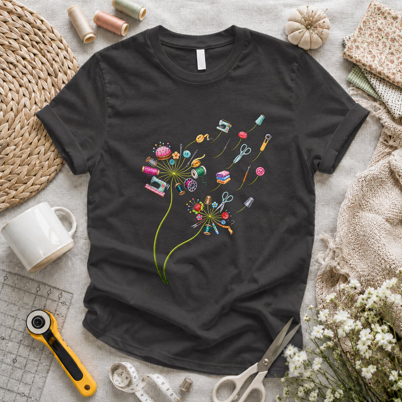 Dandelion Sewing Supplies T-shirt