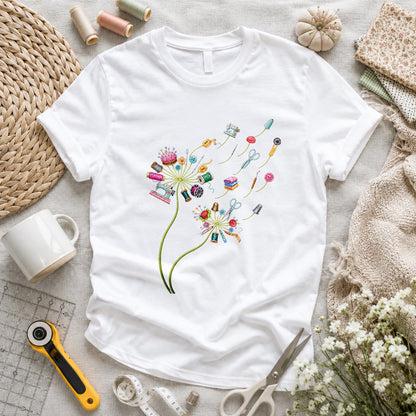 Dandelion Sewing Supplies T-shirt