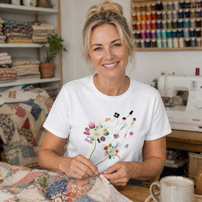 Dandelion Sewing Supplies T-shirt