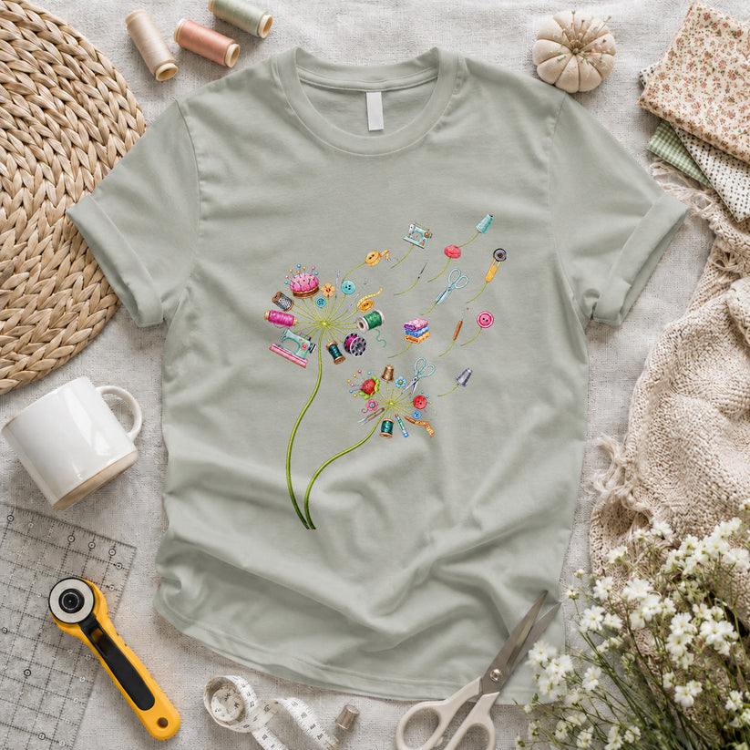 Dandelion Sewing Supplies T-shirt