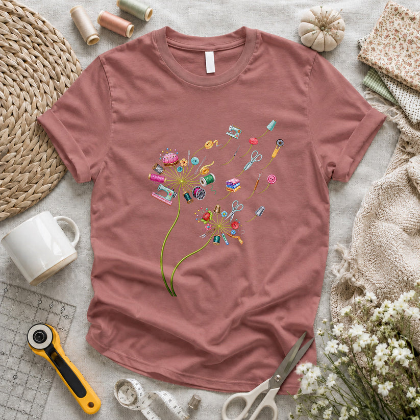 Dandelion Sewing Supplies T-shirt