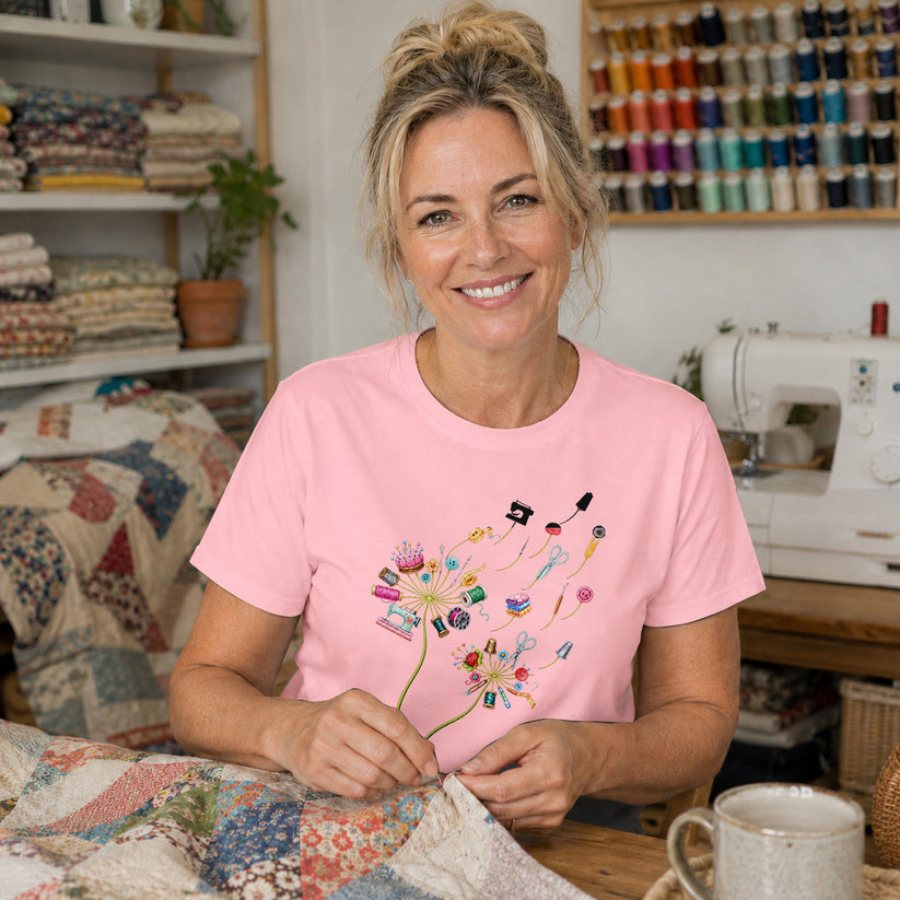 Dandelion Sewing Supplies T-shirt