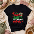 Dear Santa Just Bring Fabric Women's V-Neck