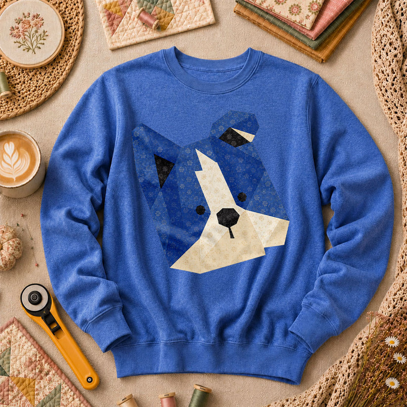 Dog Head Long Sleeve - Heather True Royal