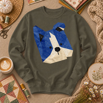 Dog Head Long Sleeve - Military Green
