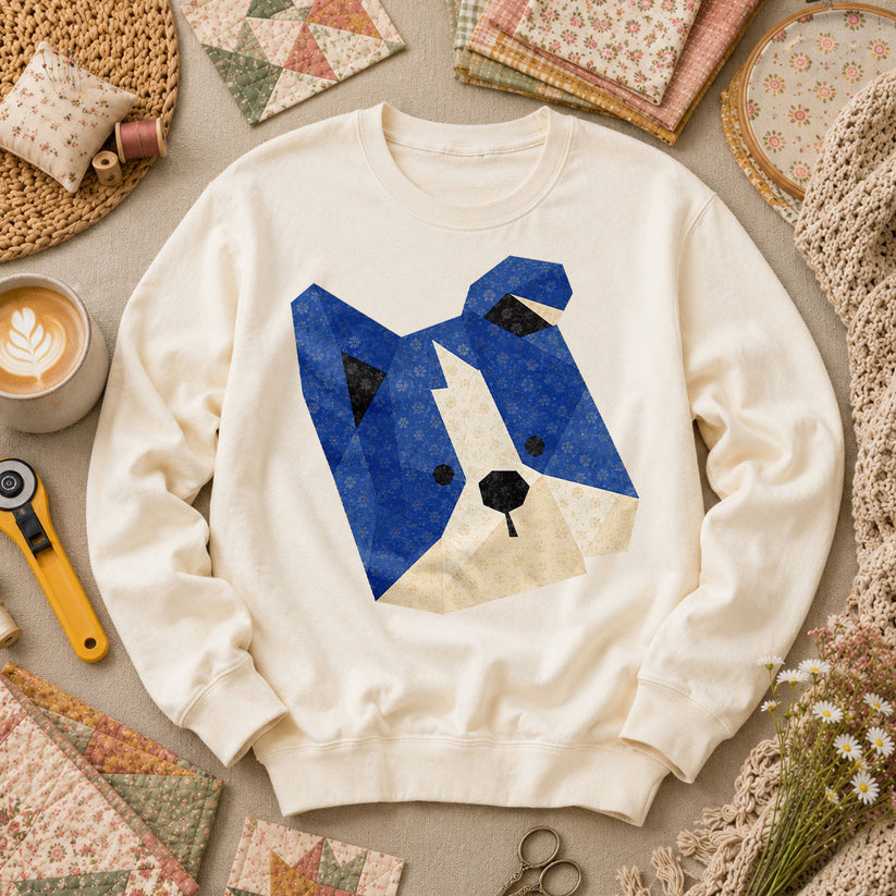 Dog Head Long Sleeve - Natural