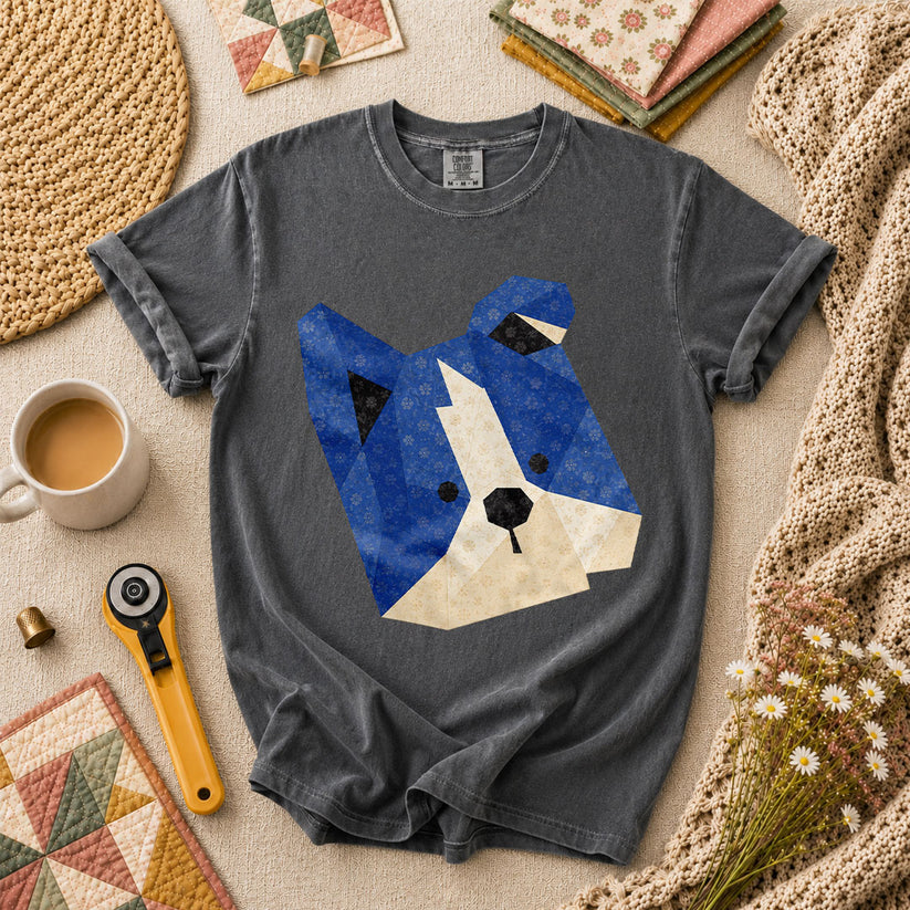 Dog Head T-Shirt - Grey