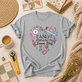 Easily Distracted By Sewing Stuff Heart Tools T-Shirt