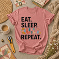 Eat Sleep Quilt Repeat T-Shirt