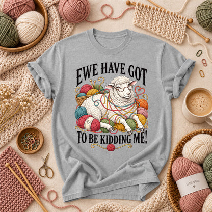 Ewe Have Got To Be Kidding Me T-Shirt - Athletic Heather