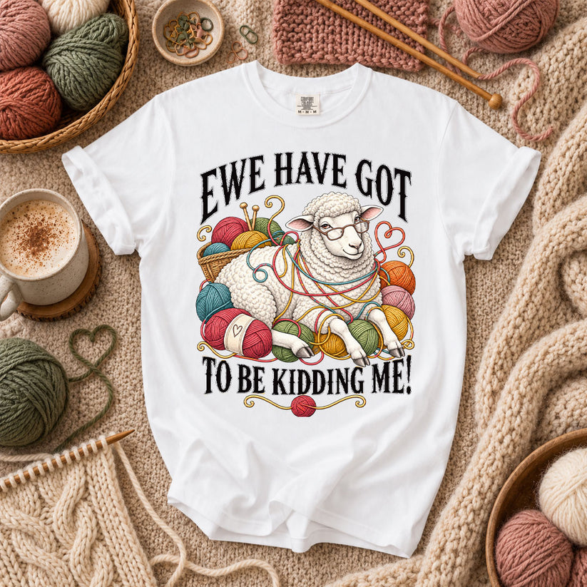 Ewe Have Got To Be Kidding Me T-Shirt - White