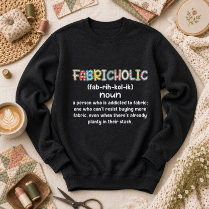 Fabricholic Definition Long Sleeve - Black