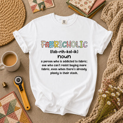 Fabricholic Definition T-Shirt - White