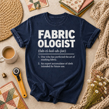 Fabricologist Definition T-Shirt - Navy