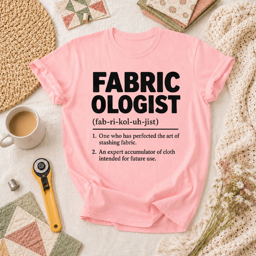 Fabricologist Definition T-Shirt - Pink