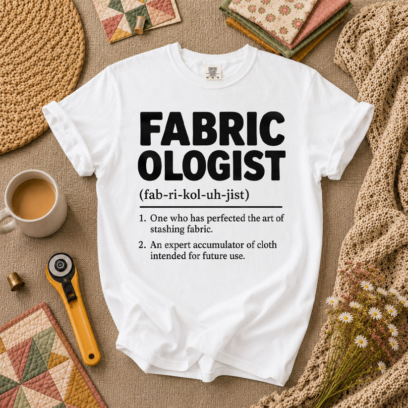 Fabricologist Definition T-Shirt - White