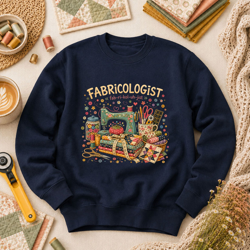 Fabricologist Sewing Definition Long Sleeve - Navy