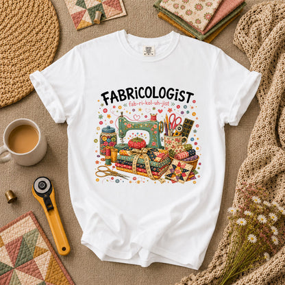 Fabricologist Sewing Definition T-Shirt - White