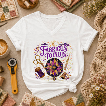 Fabricus Totalus Women's V-Neck - White