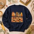 Fall Trees Patchwork Quilt Long Sleeve