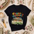 Family Outing Camping Van Women's V-Neck