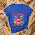 Fat Quarters Are Not A Body Part Fabric Stack Women's V-Neck
