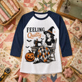 Feeling Quilty Witch Vintage Raglan Sleeve