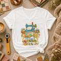 Find Myself In Quilting Sewing Machine Women's V-Neck