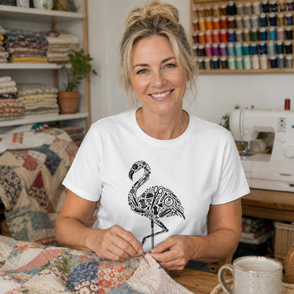 Flamingo Sewing Tools T-shirt