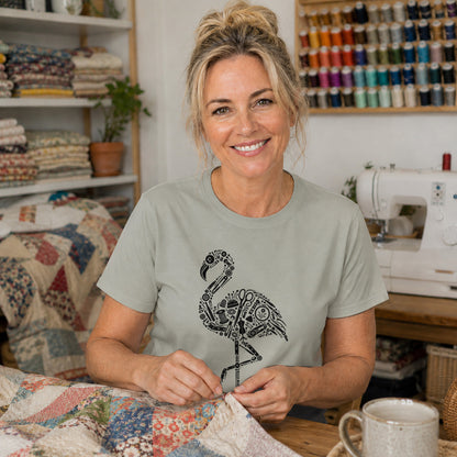 Flamingo Sewing Tools T-shirt