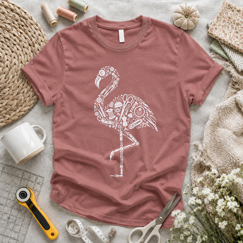Flamingo Sewing Tools T-shirt