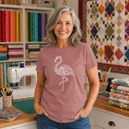 Flamingo Sewing Tools T-shirt