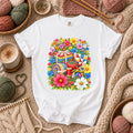 Floral Fabric Bundle With Pincushion And Rotary Cutter T-Shirt
