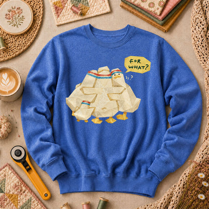 For What Long Sleeve - Heather True Royal