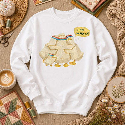 For What Long Sleeve - White