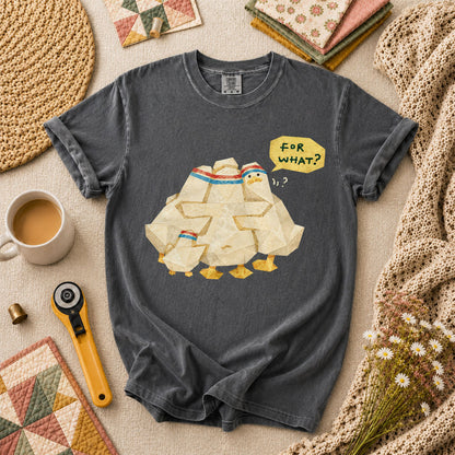 For What T-Shirt - Grey