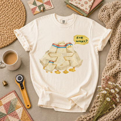 For What T-Shirt - Ivory