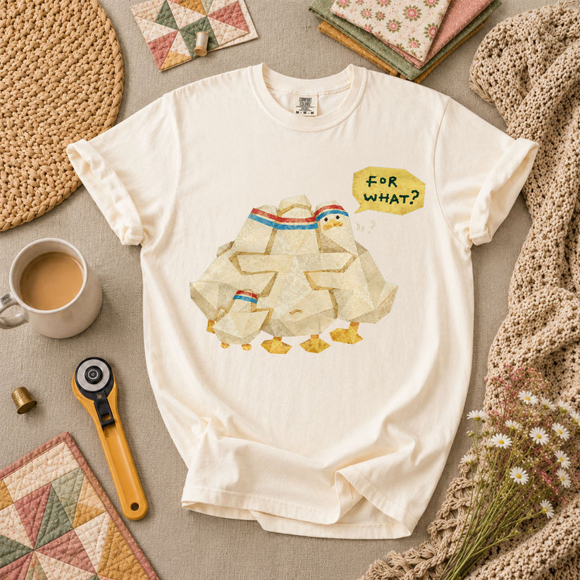 For What T-Shirt - Ivory