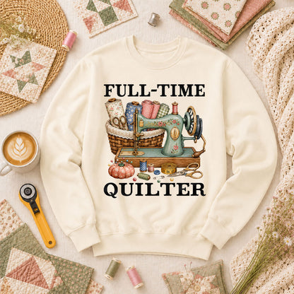 Full Time Quilter Long Sleeve - Natural