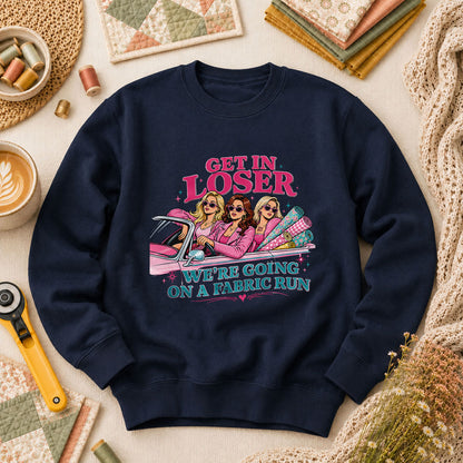 Get In Loser Fabric Run Long Sleeve - Navy
