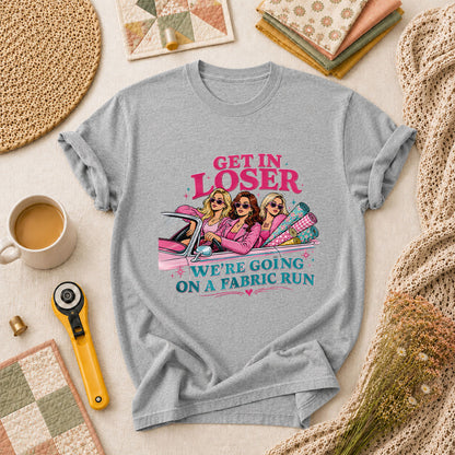Get In Loser Fabric Run T-Shirt - Athletic Heather