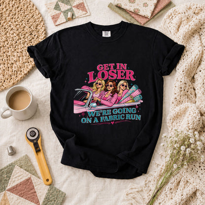 Get In Loser Fabric Run T-Shirt - Black