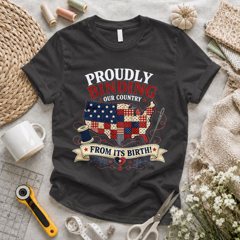 God Bless the USA Patchwork Letters - Pink view 3